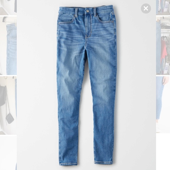 American Eagle Outfitters Denim - AE Next Level Super High-Waisted Jegging Crop